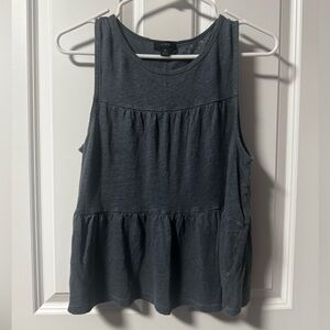 J. Crew | Linen Tiered Tank Top